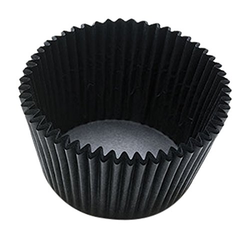 Caps de papel negro micro de Ø 20xH15 mm Decora 0339764 CF para mini pastelería