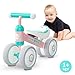 Produktbild XIAPIA Kinder Laufrad Spielzeug für 10 - 24 Monate Baby, Lauflernrad mit 4 Räder, Erst Fahrrad für Jungen/Mädchen als Geschenke für 1 Jahr Alt (Cat)