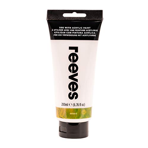 Reeves Universal Gesso Primer 200 ml Tube weiß für Acryl Malerei