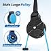 JFNoraiva Shoulder Pulley for Physical Therapy – Adjustable Metal Door Clamp​ and ​​Silent Large Pulley,Shoulder Pain Relief & Surgical Recovery Support（Blue）