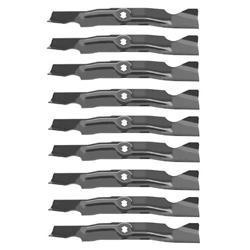 TrueCut Premium High Lift Lawn Mower Deck Blades 9 Pack Fits Home Depot 525759