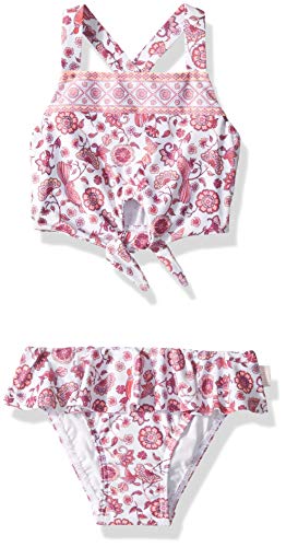 Image of Seafolly Girls' Tie Front Tankini Swimsuit Set