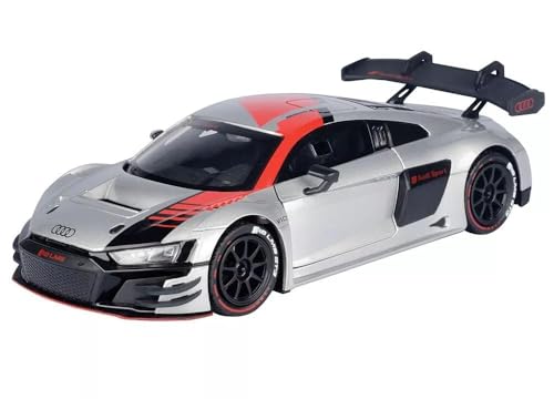 R8 LMS GT3 Silver Metallic 1:24 Modelo Diecast Motormax miniatura 1