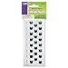 Creativity Street Peel and Stick Wiggle Eyes, Assorted Sizes, Black on White, Set of 137