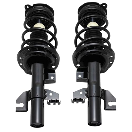 Image of TRQ Front Driver and Passenger Side Strut and Spring Assembly Set Loaded | For 13-16 Dodge Dart Limited 13-16 Dart GT