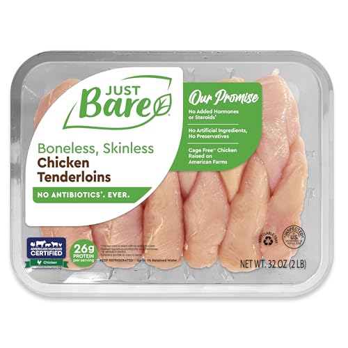 Just Bare® Natural Fresh Chicken Tenders | Family Pack | No Antibiotics Ever |...