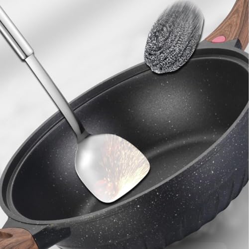 Wok con recubrimiento antiadherente y tapa de vidrio miniatura 5