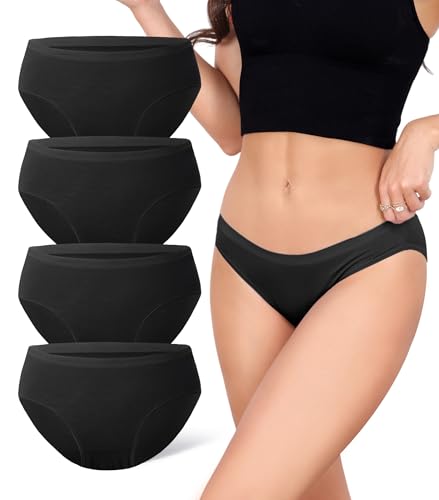 DAVID ARCHY Womens Underwear Bamboo Rayon Underwear Panties Moisture Wicking Panties Soft Breathable for Ladies
