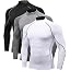 3 Pack-black Gray+white+gray