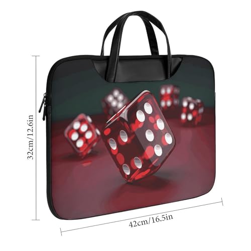 Maletín para portátil impermeable de 17 pulgadas rojo miniatura 3