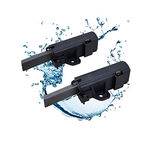 Lichtblau 2 escobillas de carbón para lavadora y secadora I cepillo de carbono 4006020152 set de 2 repuestos para AEG Privileg Electrolux Quelle I Motor SOLE 481281719419