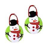 Sacs À Bonbons Pour Les Fêtes De Noël,2 Pièces Sachets de Friandises Festives - Sachet...