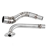 2pcs Tubo de ese delantero de la motocicleta ,Bajo ruido le brinda una mejor experiencia.