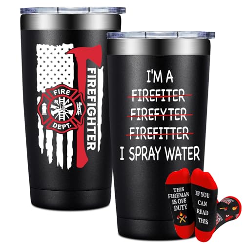 BIRGILT Firefighter Gifts for Men - Fireman Gift for Men, Women - Fire Fighter Gifts Men for...
