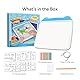 Caydo Light Up Tracing Pad, 3 Helligkeitsstufen Kinder Licht Bord für Zeichnung, Augenschutz, Kinderspielzeug, Typ-C & Batterieversorgung, Geburtstag & Urlaub Geschenk für Jungen im Alter von 6 7 8 +