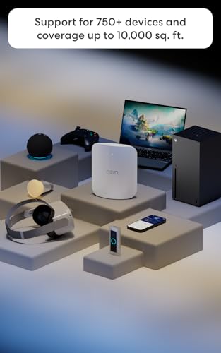 Image of Amazon eero Max 7 (3-pack) with Amazon eero Signal 4G LTE cellular backup for eero systems