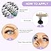 B&Q Lash Clusters 280PCS Natural Eyelash Clusters 40D D 9-16mm Individual Lash Wispy Eyelash Extension with Soft Thin Band Classic Look Pestañas Postizas Comfortable DIY at Home(40D-D-9-16mm)