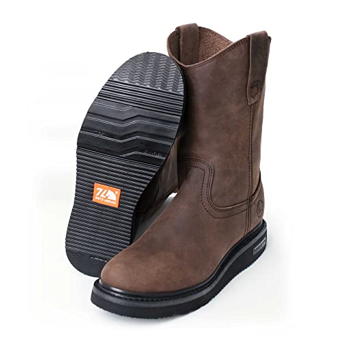 Image of 7L SIETE LEGUAS - Men's Leather Wellington Boot Light and Tough with Oil Resistant Sole style 2222