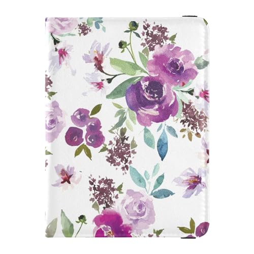 Custodia per passaporto per donne e uomini per da viaggio con blocco RFID fiori scandinavi Scandin Taglia unica Casual