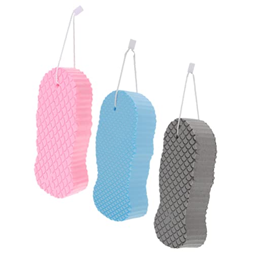 VALICLUD 3 Piezas Esponja De Baño Ducha Cuerpo Bath Exfoliante Baño Para Bebés Esponja De Limpieza Exfoliación Corporal Lavar Esponjas Esponja Baño Herramientas De Baño Pva