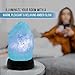 Himalayan Glow Battery Operated LED Multicolor Salt Lamp, Natural Crystal Rock Salt Night Lamp for Home Decor and Gift - Perfect & Idle for Home Decor and Gift