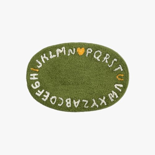 バスマット 風呂用 足拭きマット 吸水 速乾 洗える ソフトタッチ 滑り止め加工 柔らか素材 脱衣所 グリーン 洗面スペース 玄関 50*80cm おしゃれ空間 バスルーム 厚い 浴室 廊下 洗面台