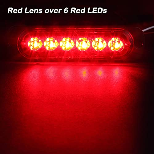 image for AT-HAIHAN Aluminum Red and Amber LED Trailer Clearance and Side Marker