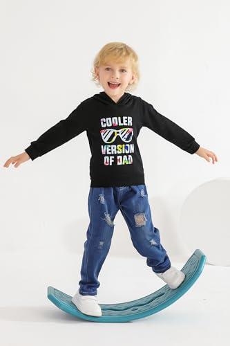 YOUNGER TREE Toddler Baby Boy Fall Clothes Long Sleeve Hoodie Sweatshirts+Ripped Denim Pants Winter Outfits2