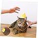 Toyvian Honeycomb Corrugated Paper Cat Scratching Board for Stress Relief Light Brown Creative Pet Plaything Protects Furniture Suitable for Cats of All