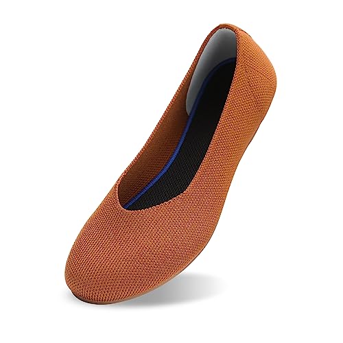 Image of Women's Ballet Flat Dressy Casual Knit Shoes Round Toe Women Mesh Flats