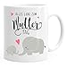 Produktbild MoonWorks Kaffee-Tasse Alles Liebe zum Muttertag Elefant Elefanten Muttertagsgeschenk weiß unisize