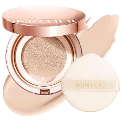 SKINTIFIC Full Coverage Cushion Foundation #02 Ivory