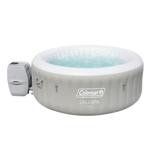 Coleman Saluspa 71 x 26 Tahiti Airjet Hot Tub Spa (Gray)