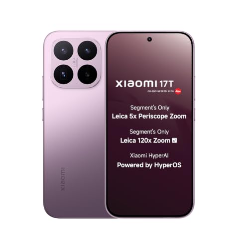 Image of XIAOMI 17T (Violet,12GB+512GB)|Flagship Leica Cameras|Leica UltraPure Optics|Segment Best Leica 5X Optical Zoom|120X AI Zoom|16.74cm(6.59 inch) 120Hz AMOLED Display|3500 nits|6500mAh Battery|HyperOS 3.0