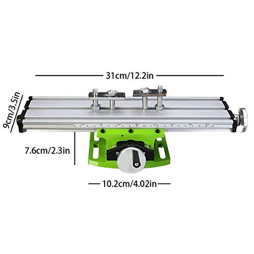Compound Table Working Cross Slide Table Worktable for Milling Drilling Bench Multifunction Adjustable X-Y