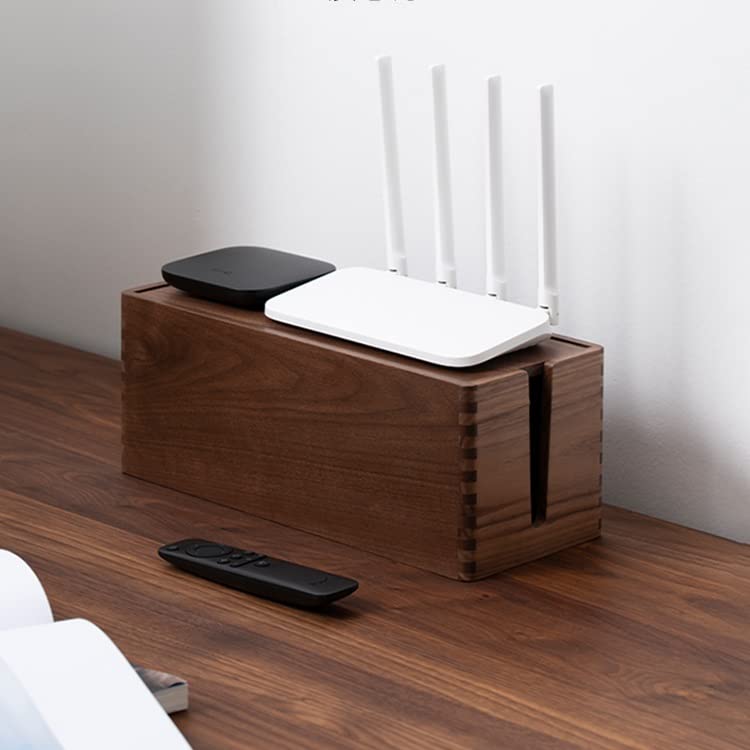 Kabelmanagement Box Desktop-Kabel-Aufbewahrungsbox, leichte Katze, Router-Rack, Set-Top-Box, Reihensteckdose, Kabelmanagementbox Kabelbox