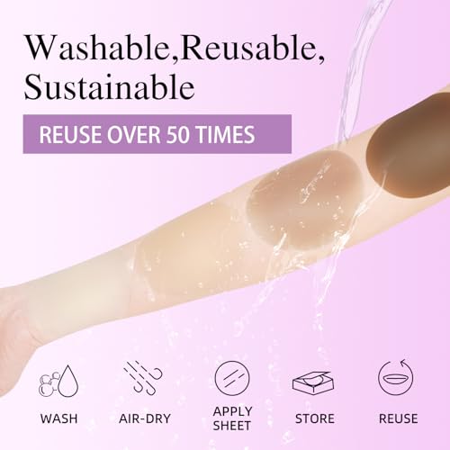 Nipple Covers for Women – Reusable Sticky Silicone Nipple Covers, Seamless Invisible Washable Design with Travel Box3