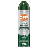 OFF! Deep Woods Insect Repellent Aerosol, Bug Spray with Long Lasting Protection from Mosquitoes, 9 oz