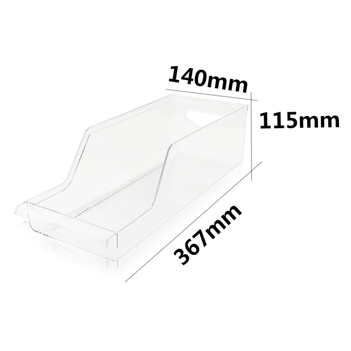 Garneck Storage Box Fridge Drink Organizer Food Grade Pp Material Soda Can Holder for Kitchen