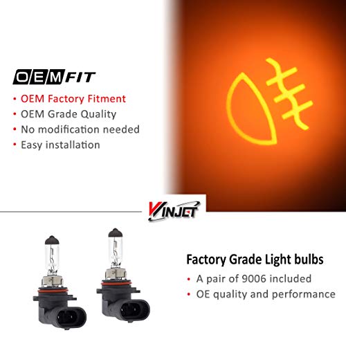 Winjet Wj30-0081-12 Oem Series For [2001-2006 Bmw E46 M3] [2000-2003 Bmw E39 M5] [2003-2005 Bmw 330I/330Ci] Driving Fog Lights #TOP1