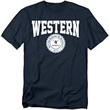 LOGOVISION Western Washington University Collegiate Seal Unisex Adult T Shirt, Navy, Medium