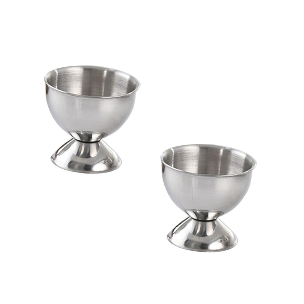 OFFSCH Boiled Egg Stand 2 Piece Stainless Steel Egg Holder Kitchen Counter for Restaurant Tea Napkins