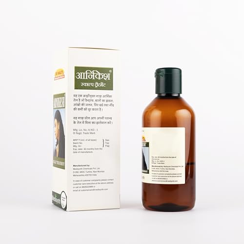 Image of MEDISYNTH Arnikesh Oil 100ml (Pack of 2) | Homeopathic Oil for Dandruff, Burning of Eyes & Loss of Sleep | Batch No. 153 | Expiry - Apr 2031