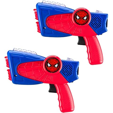 EKids Spiderman Laser-Tag for Kids Infared Lazer-Tag Blasters Lights Up & Vibrates When Hit Cover