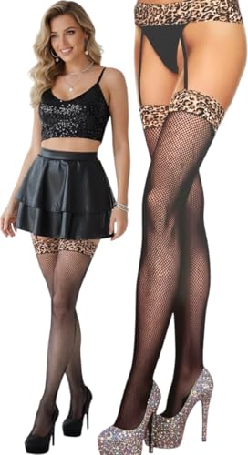 Image of ToBeInStyle Women's Attached Garter Belt Suspender Nylon Stocking Pantyhose