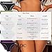 2PCS Women's Low-Rise Color Block Bikini Briefs Fashion Stretchy Ladies Underwear Comfortable Everyday Panties Gray
