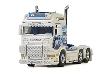 岩*P様 scania 1/50 2個セット IMC 1/50 SCANIA S-Serie high roof Nooteboom flatbad trailer