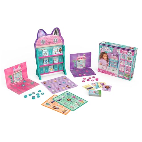 Games Gabby' Dollhouse Hq Dames Morpion Jeu De Mémoire Va À La Cartons De Loto Jeux De Société Jouet Pour Enfants Netflix Accessoires De Fête Pour Les Enfants À Partir De - vue 6