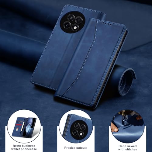 Image of Jasonyu Flip Wallet Case for OnePlus 13R,Blue