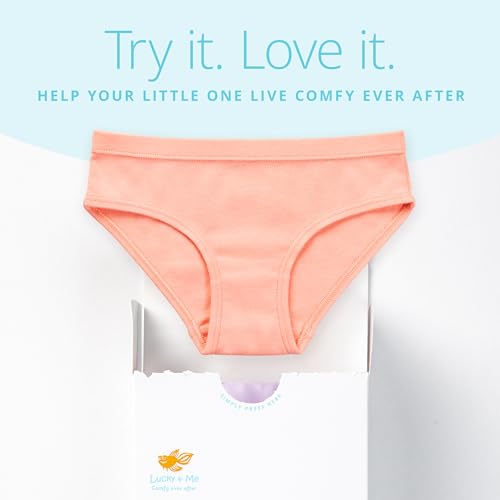 Lucky & Me Ryleigh Girls Bikini | Children's Organic Cotton Tagless Underwear | 7-Pack4